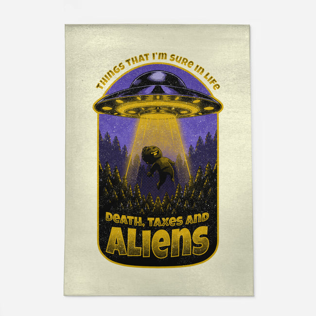 Death Taxes And Aliens-None-Indoor-Rug-Studio Mootant