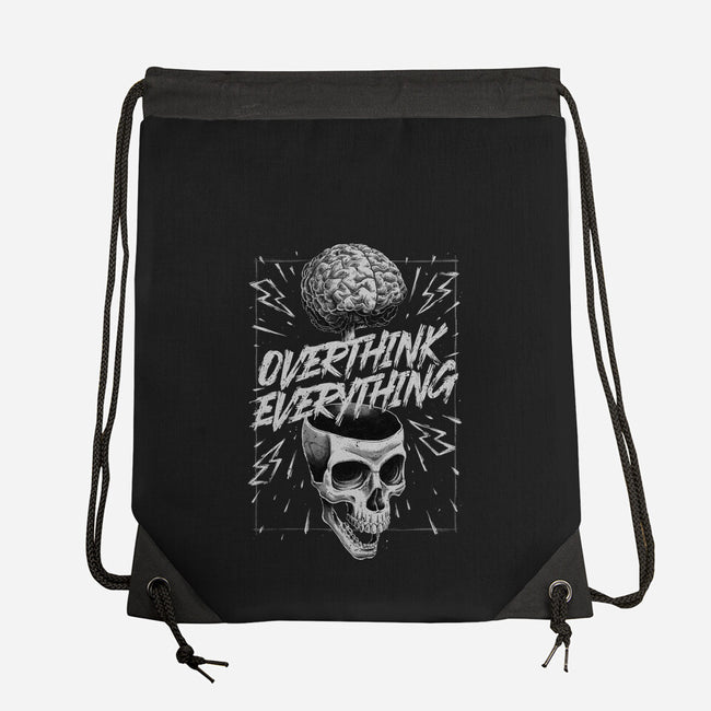 Overthink Everything-None-Drawstring-Bag-Studio Mootant