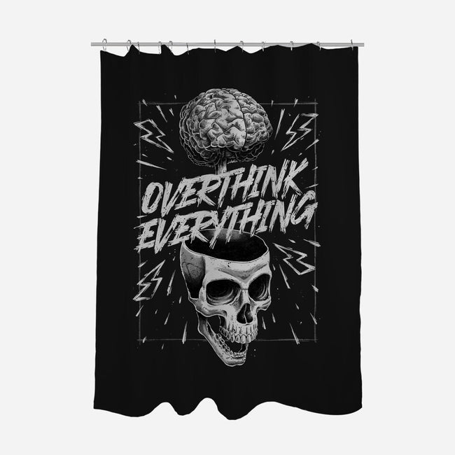Overthink Everything-None-Polyester-Shower Curtain-Studio Mootant