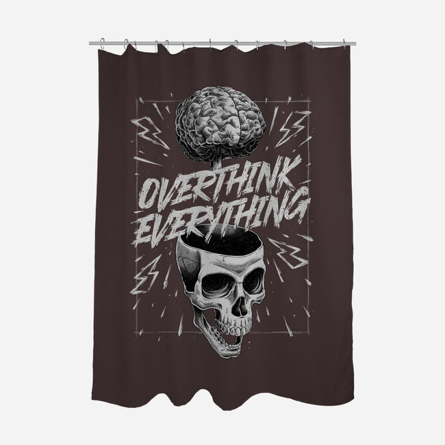 Overthink Everything-None-Polyester-Shower Curtain-Studio Mootant