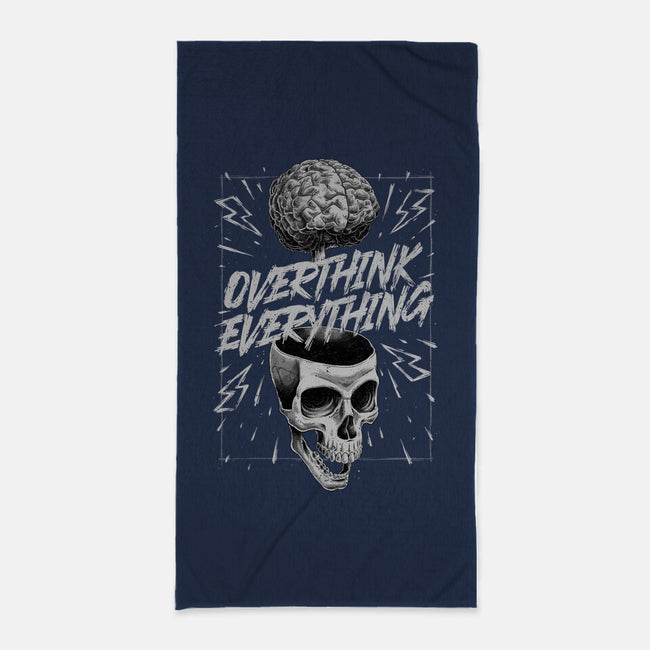 Overthink Everything-None-Beach-Towel-Studio Mootant