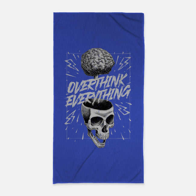 Overthink Everything-None-Beach-Towel-Studio Mootant