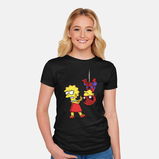 Spider Ugh-Womens-Fitted-Tee-zascanauta