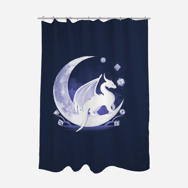 Dragon Dice Moon-None-Polyester-Shower Curtain-Vallina84