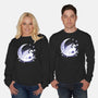 Dragon Dice Moon-Unisex-Crew Neck-Sweatshirt-Vallina84