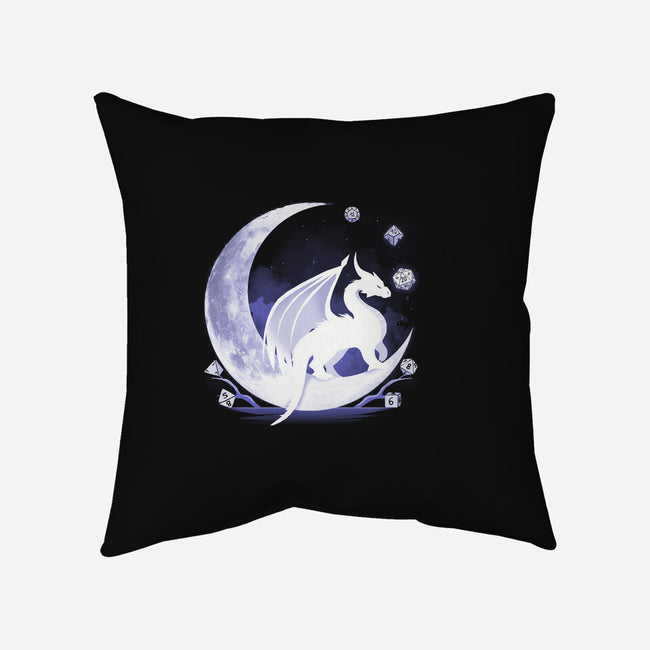 Dragon Dice Moon-None-Removable Cover-Throw Pillow-Vallina84