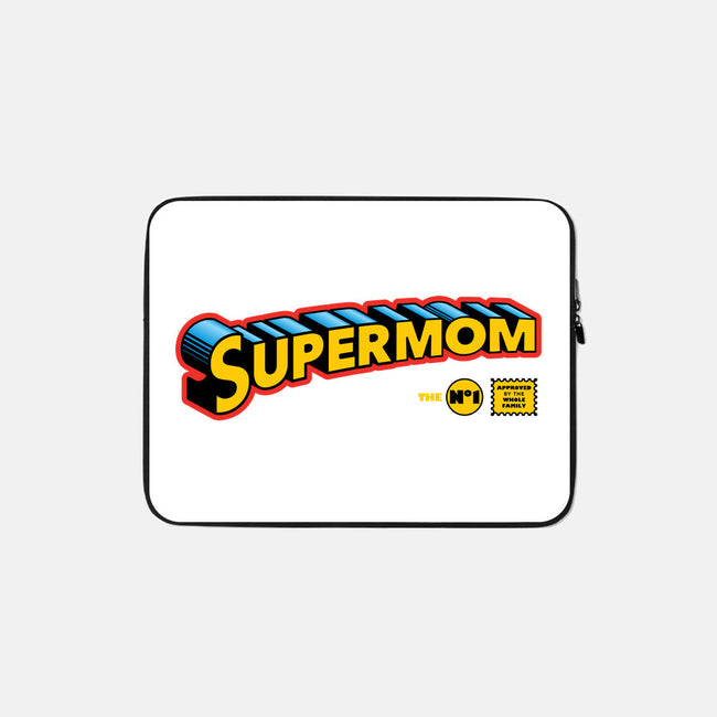 Supermom-None-Zippered-Laptop Sleeve-zawitees