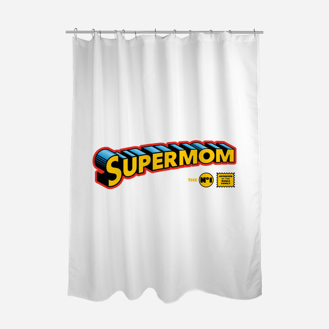 Supermom-None-Polyester-Shower Curtain-zawitees