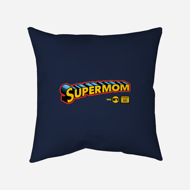 Supermom-None-Removable Cover w Insert-Throw Pillow-zawitees