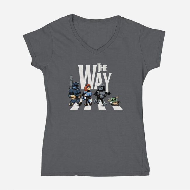 The Abbey Way-Womens-V-Neck-Tee-zawitees