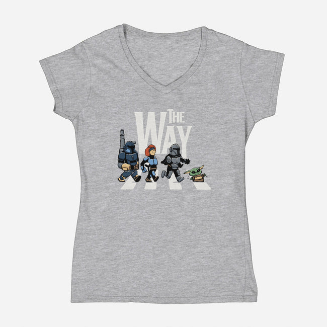 The Abbey Way-Womens-V-Neck-Tee-zawitees