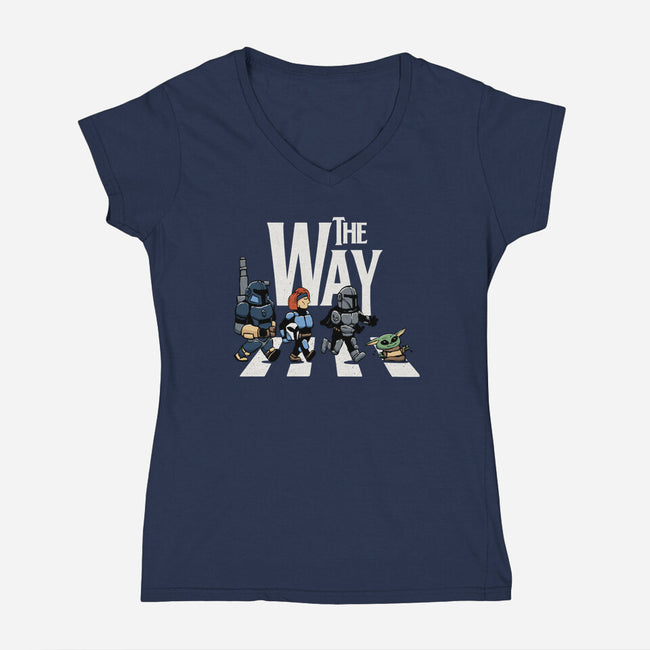 The Abbey Way-Womens-V-Neck-Tee-zawitees