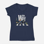 The Abbey Way-Womens-V-Neck-Tee-zawitees