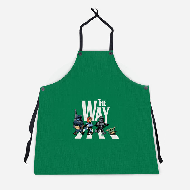 The Abbey Way-Unisex-Kitchen-Apron-zawitees