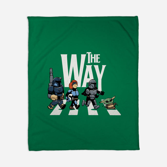 The Abbey Way-None-Fleece-Blanket-zawitees