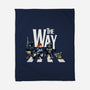 The Abbey Way-None-Fleece-Blanket-zawitees