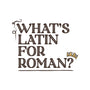 What's Latin For Roman-None-Removable Cover-Throw Pillow-rocketman_art