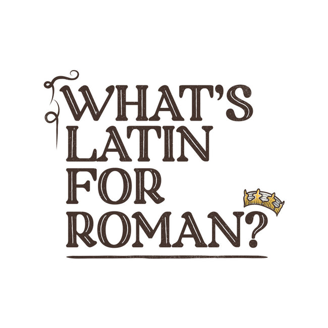 What's Latin For Roman-Dog-Basic-Pet Tank-rocketman_art