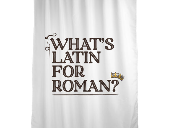 What's Latin For Roman