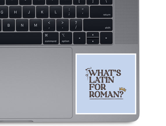 What's Latin For Roman