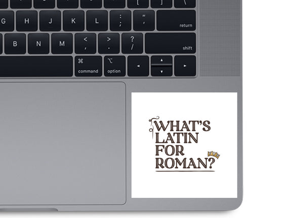 What's Latin For Roman