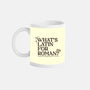 What's Latin For Roman-None-Mug-Drinkware-rocketman_art