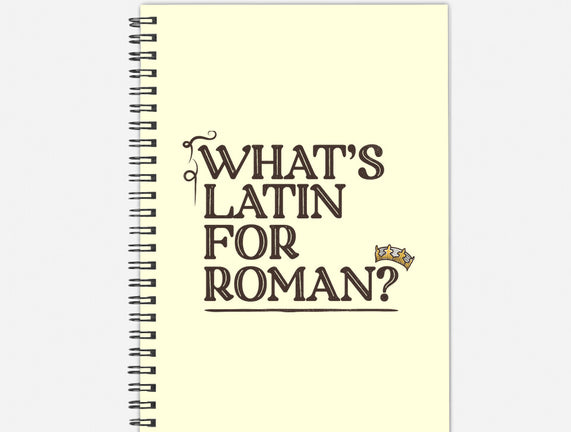 What's Latin For Roman