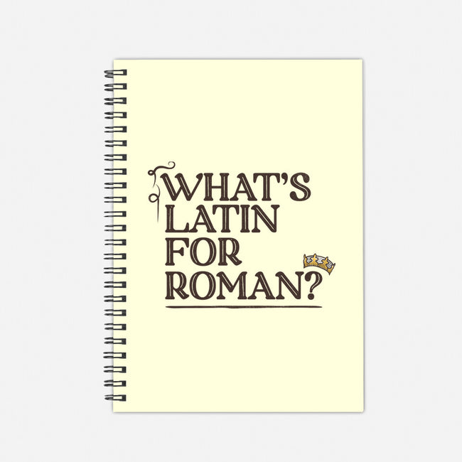 What's Latin For Roman-None-Dot Grid-Notebook-rocketman_art