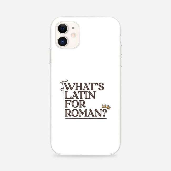 What's Latin For Roman-iPhone-Snap-Phone Case-rocketman_art