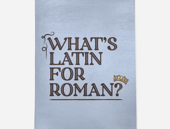 What's Latin For Roman