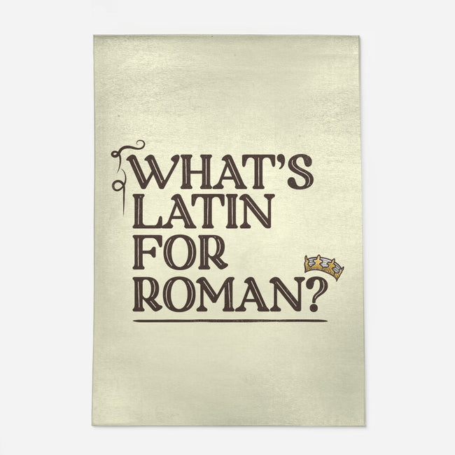 What's Latin For Roman-None-Outdoor-Rug-rocketman_art