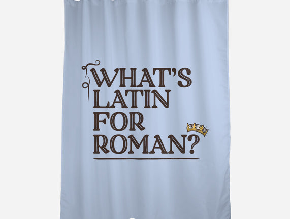 What's Latin For Roman