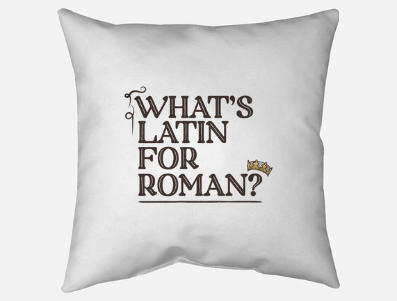 What's Latin For Roman