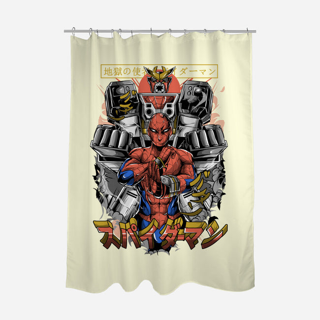 Spider Power-None-Polyester-Shower Curtain-Guilherme magno de oliveira