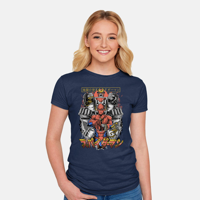 Spider Power-Womens-Fitted-Tee-Guilherme magno de oliveira