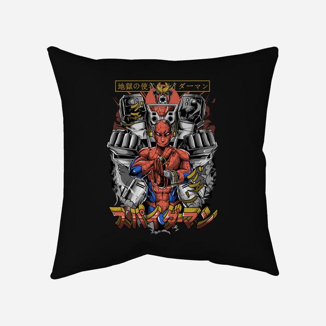 Spider Power-None-Removable Cover w Insert-Throw Pillow-Guilherme magno de oliveira
