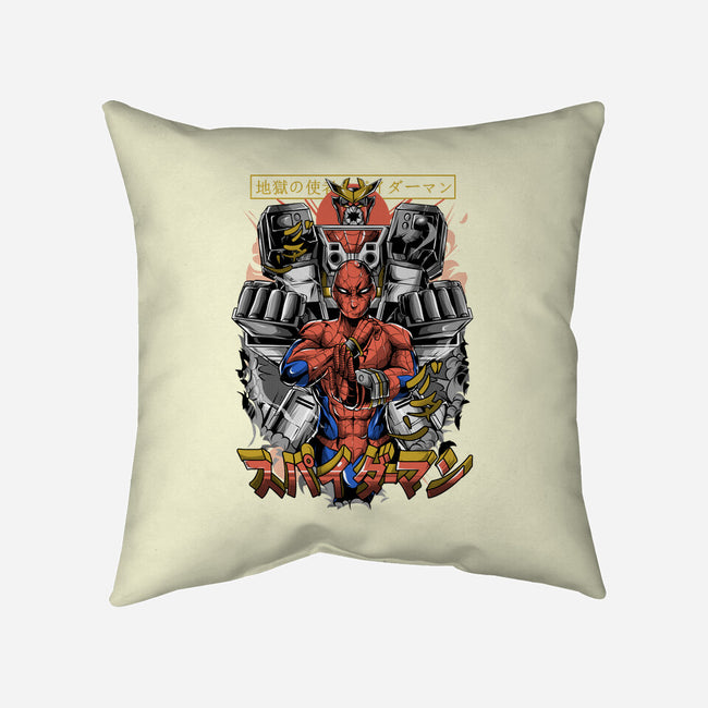 Spider Power-None-Removable Cover w Insert-Throw Pillow-Guilherme magno de oliveira