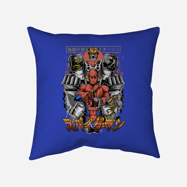 Spider Power-None-Removable Cover w Insert-Throw Pillow-Guilherme magno de oliveira