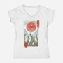 Catana Taming The Beast-Womens-V-Neck-Tee-vp021