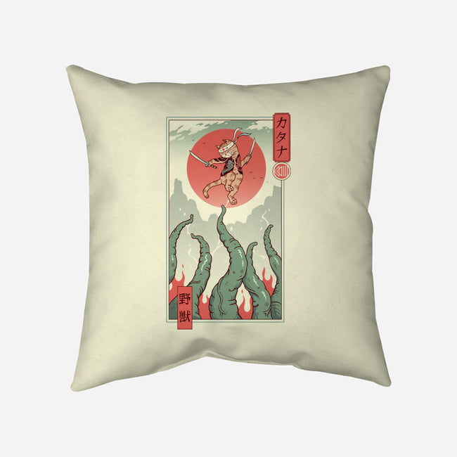 Catana Taming The Beast-None-Removable Cover w Insert-Throw Pillow-vp021