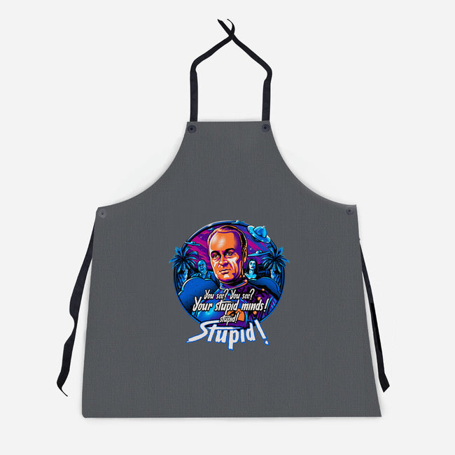 Stupid Minds-Unisex-Kitchen-Apron-daobiwan