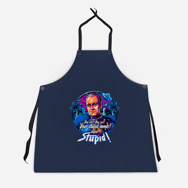 Stupid Minds-Unisex-Kitchen-Apron-daobiwan