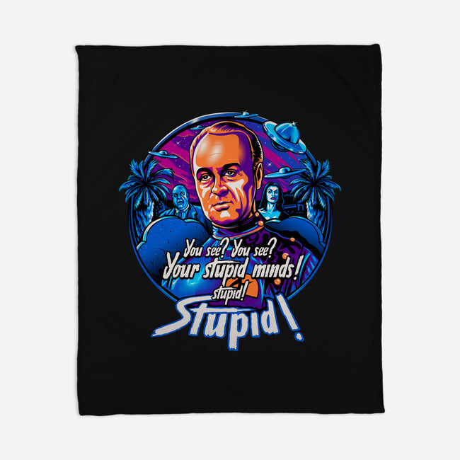 Stupid Minds-None-Fleece-Blanket-daobiwan