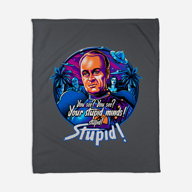 Stupid Minds-None-Fleece-Blanket-daobiwan