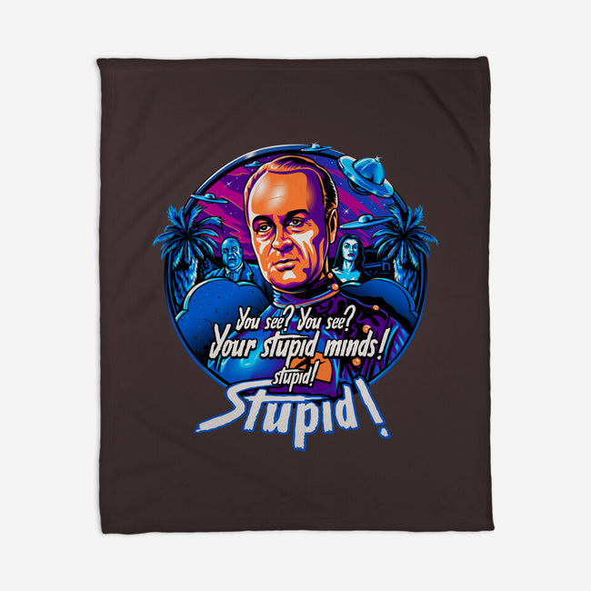 Stupid Minds-None-Fleece-Blanket-daobiwan