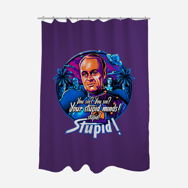 Stupid Minds-None-Polyester-Shower Curtain-daobiwan