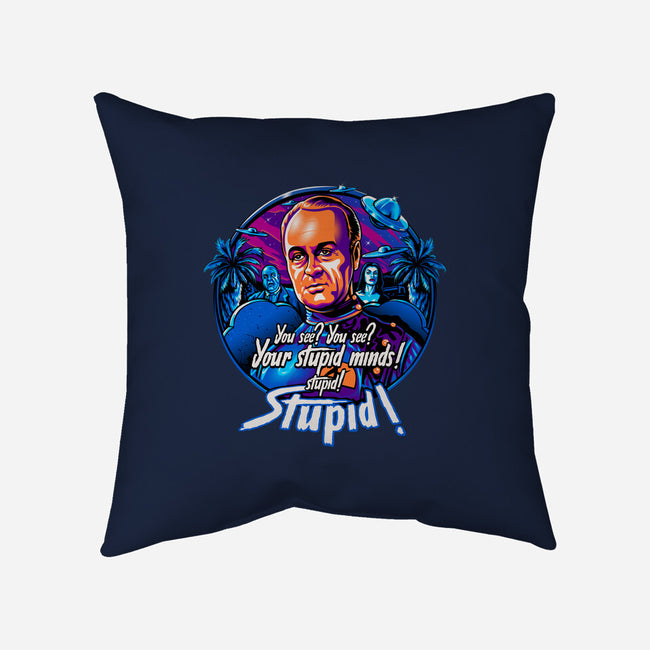 Stupid Minds-None-Removable Cover-Throw Pillow-daobiwan