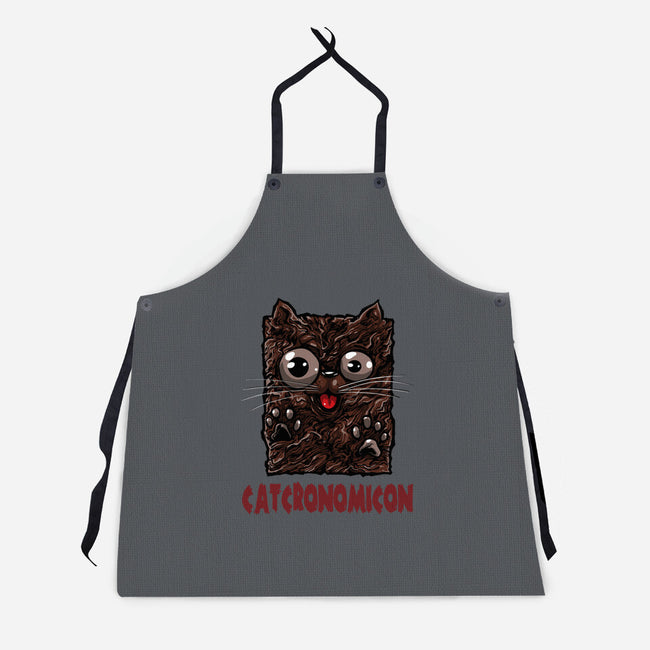 Catcronomicon-Unisex-Kitchen-Apron-zascanauta