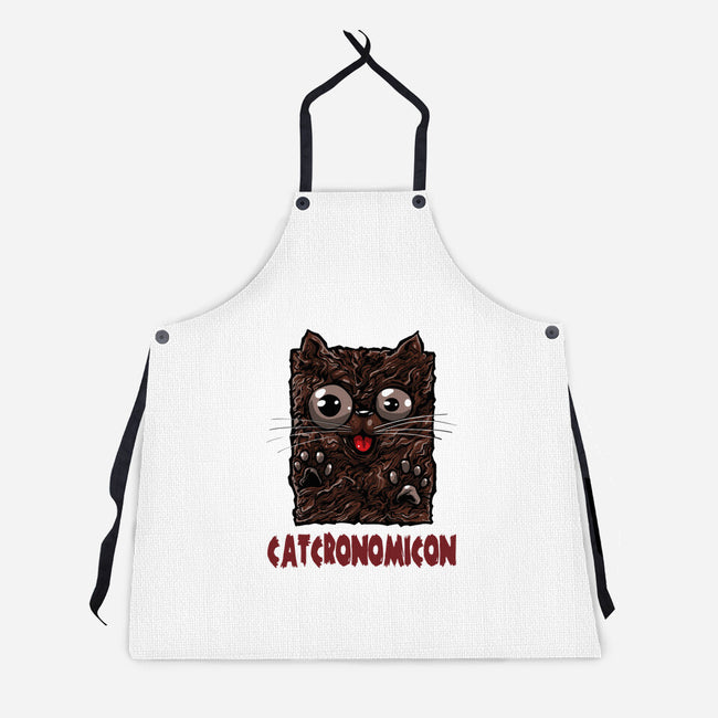 Catcronomicon-Unisex-Kitchen-Apron-zascanauta