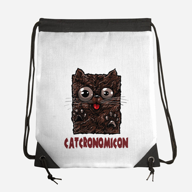Catcronomicon-None-Drawstring-Bag-zascanauta